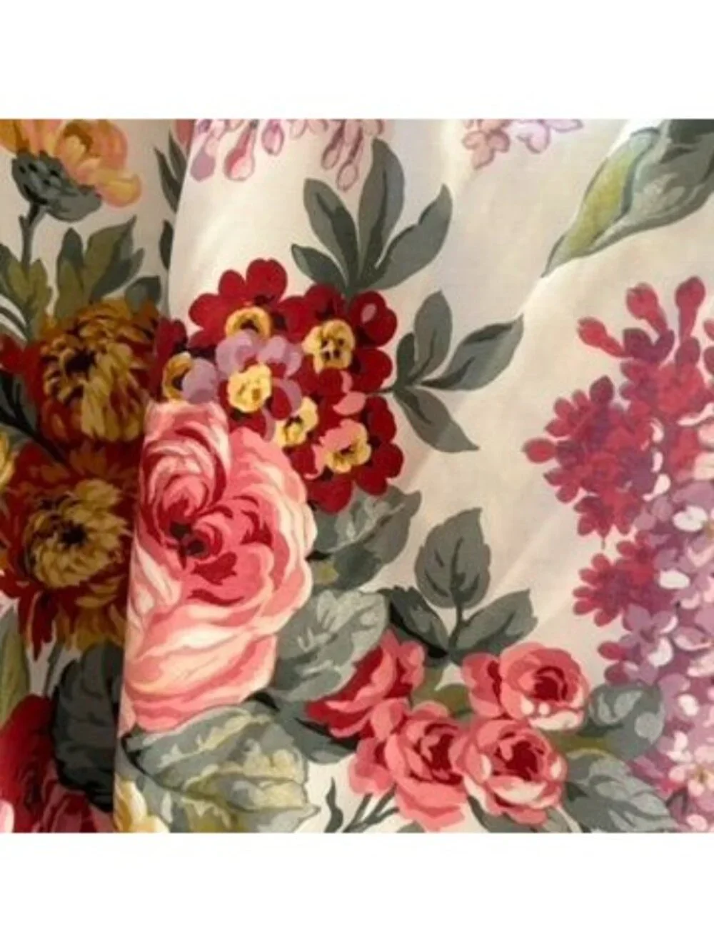 Ralph Lauren Allison Floral Queen Cotton Bedskirt With 15